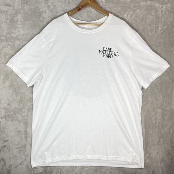 Dave Mathews Band Tour Concert Band Tee Mens 3XL White T-shirt Y2K Music Rock - Picture 3 of 10